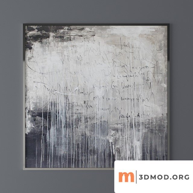 Set of abstract paintings 33