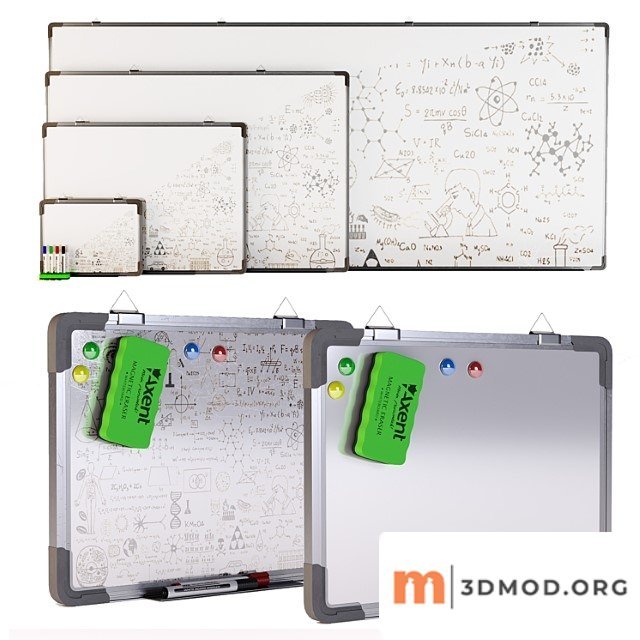 Set of magnetic boards forpus