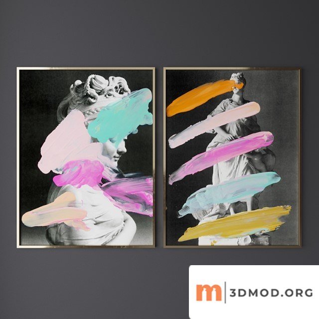 Set of the paintings 4