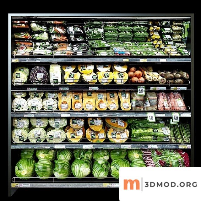 Shelves With Vegetables 2