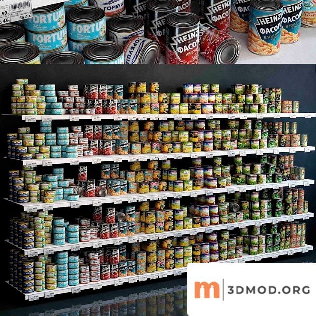 Showcase 004. canned food