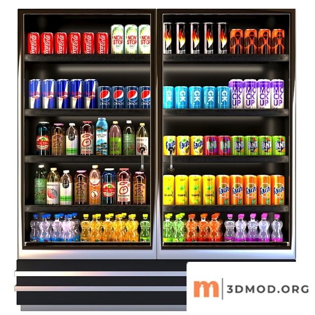 Showcase In Supermarkets With Lemonades With Okami And My Energy 8