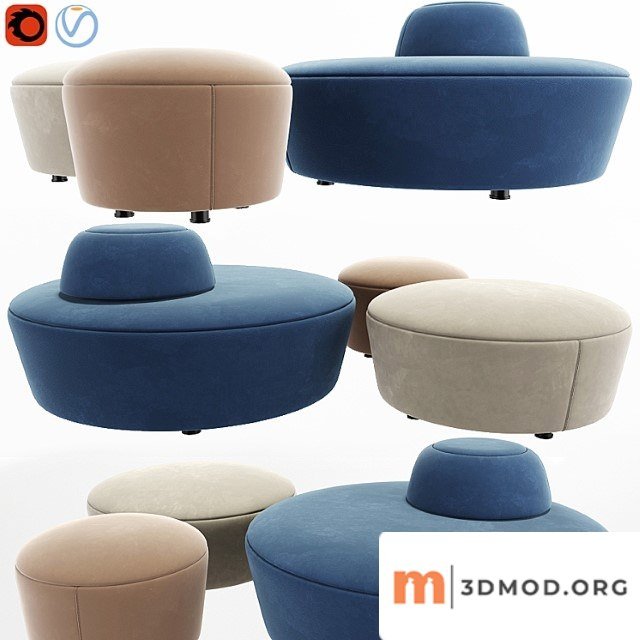 Solar ottoman set 02 2