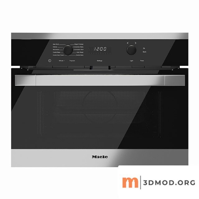 Speed oven miele h 6100 6200 bm am steel 2