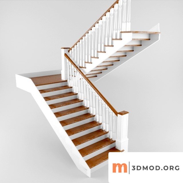 Staircase With Balusters