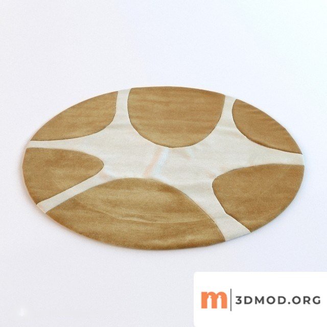Stones Handtufted Rug Brown