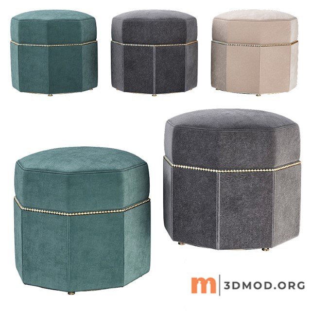 Stool bombay by eichholtz 2
