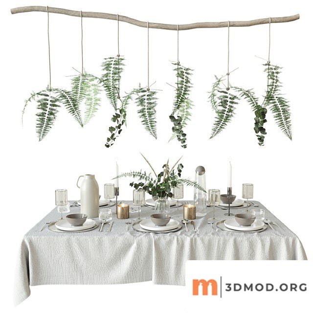 Tableware With Fern
