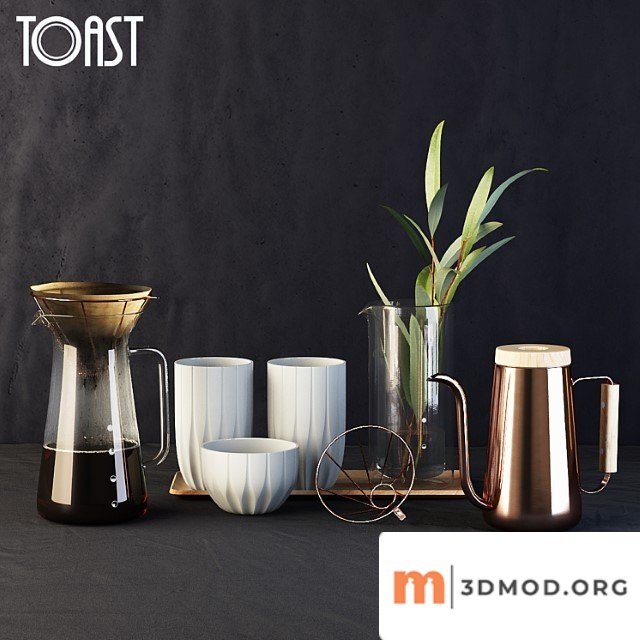 Toast coffee dripper set
