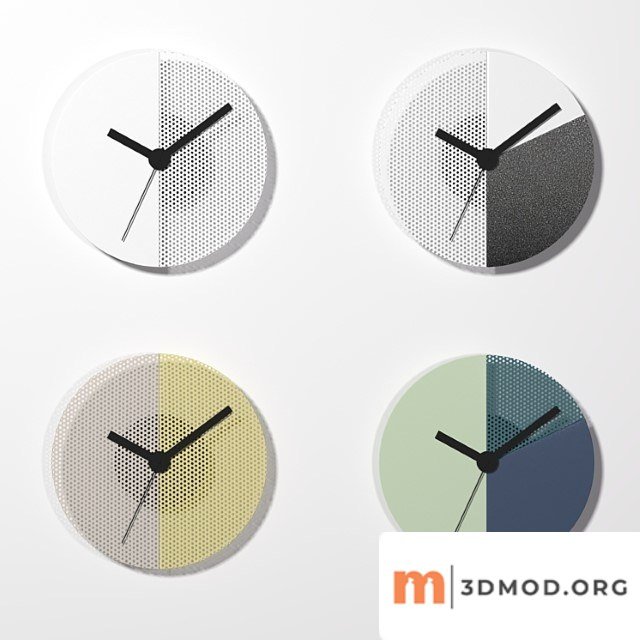 Tolix wall clock