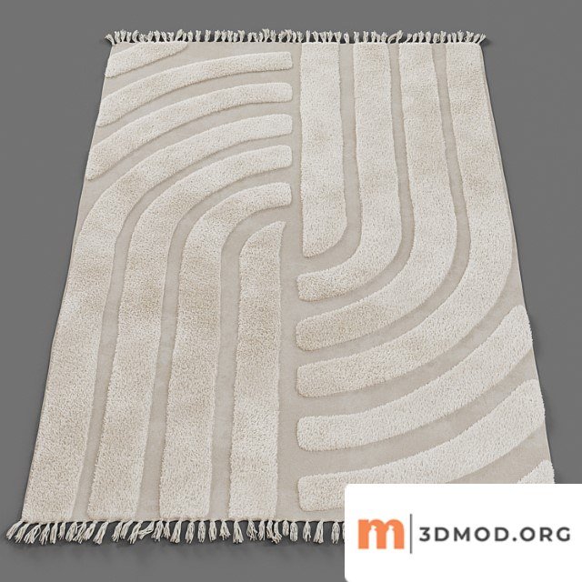 Tufted carpet karmen hilo by urban outfitters