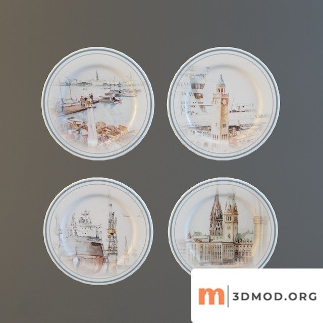 Uk Sence Plate Set