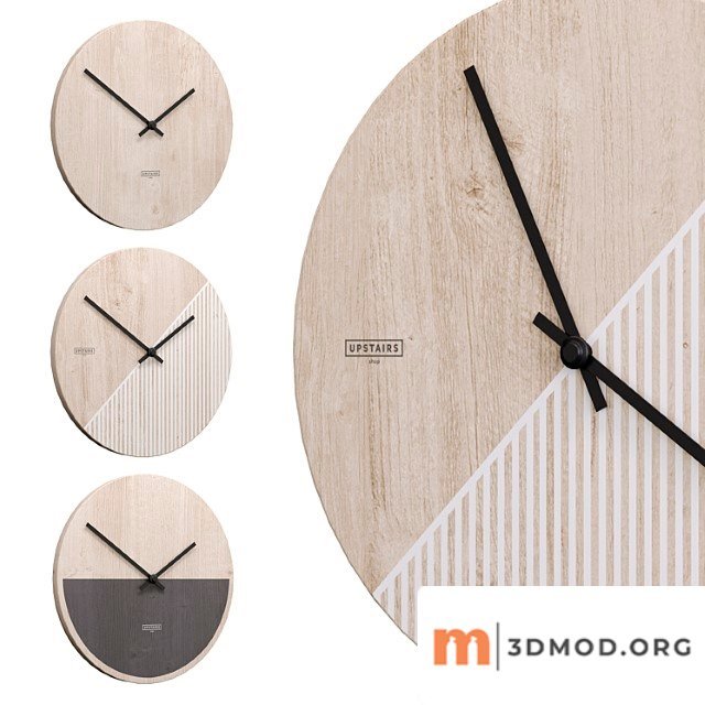 Upstairs wall clock