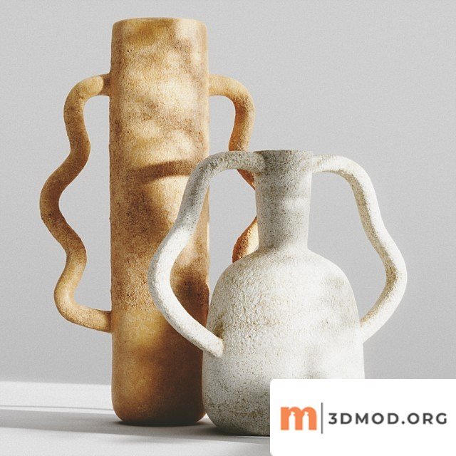 Vases with handles by zara home part 1