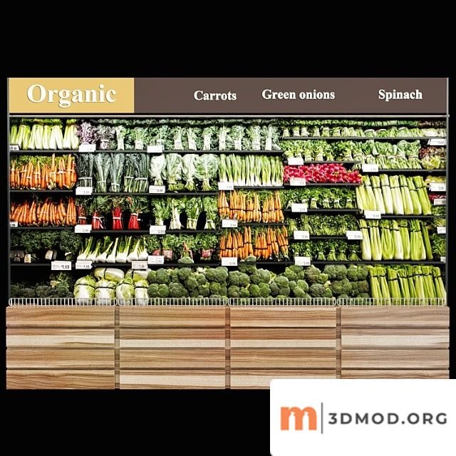 Vegetables fridge