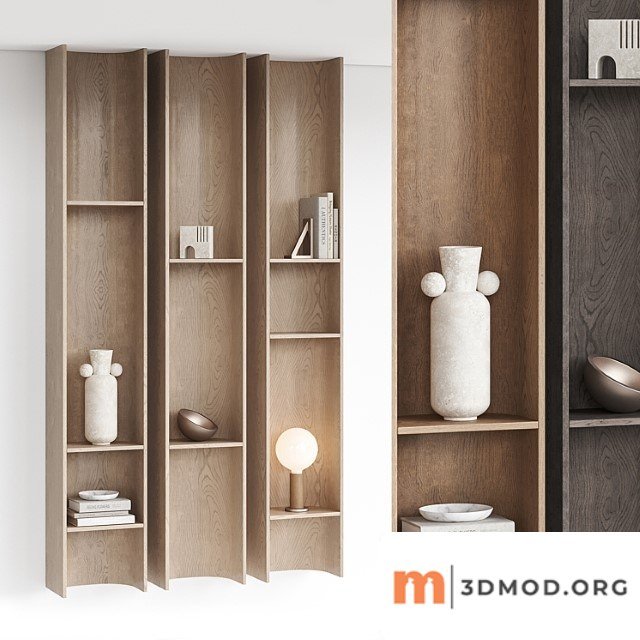 Vertical rack-shelf
