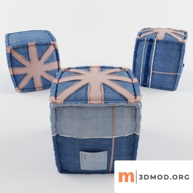 Vintage Pouf