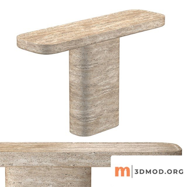 Vitolo carved console table