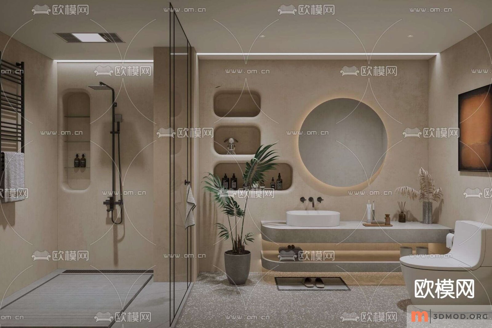 Wabi-sabi Bathroom 14258939