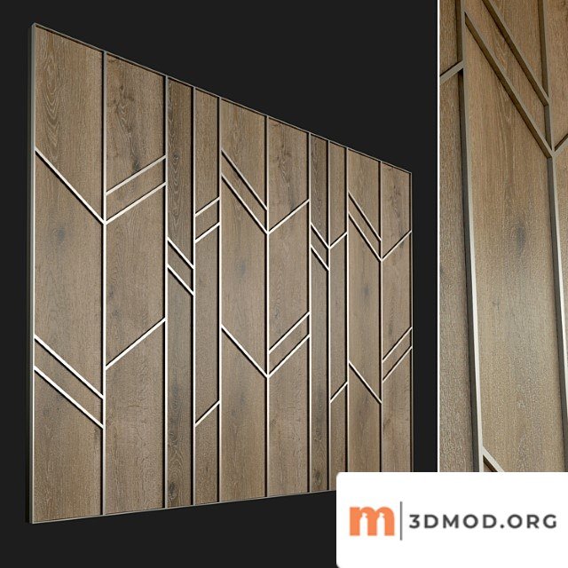 Wall panel made of wood. decorative wall. 57
