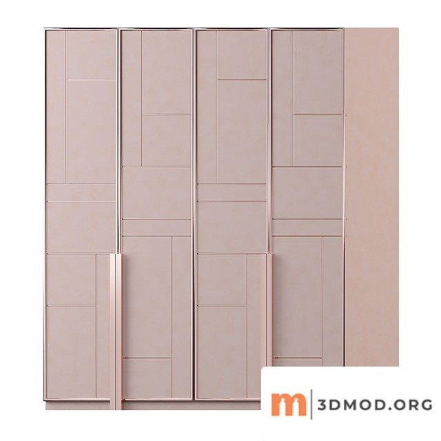 Wardrobe pink beas