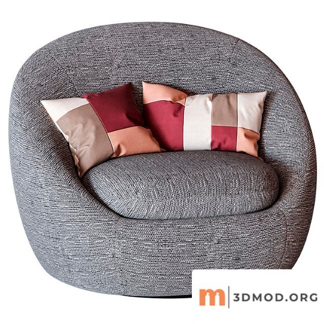West elm cozy swivel chair