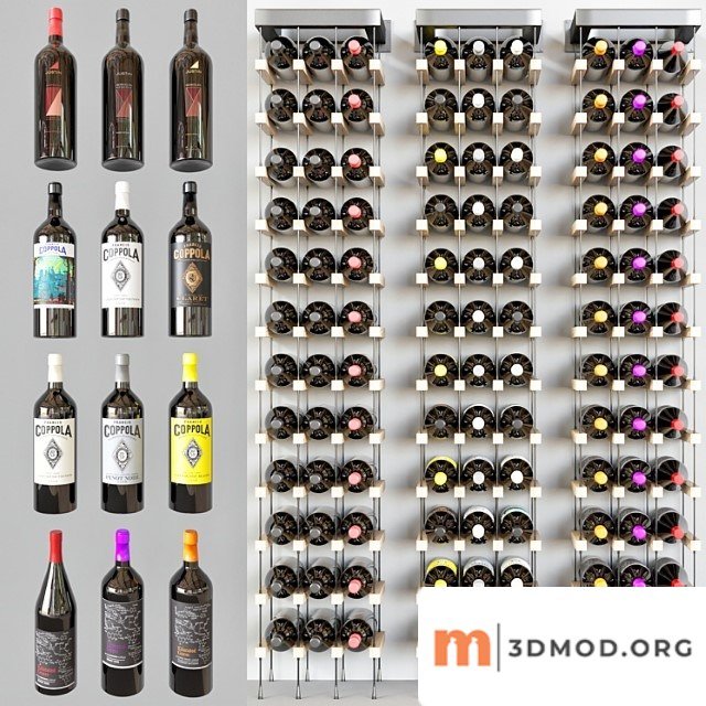 Wine bottle unit 03