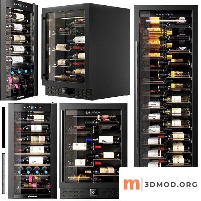 Wine enthusiast vino view fridge set