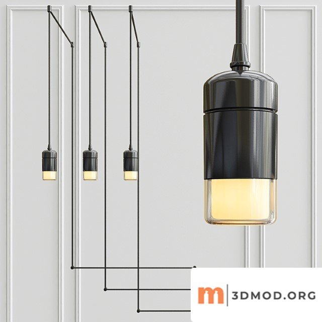 Wireflow freeform 0363 led suspension lamp