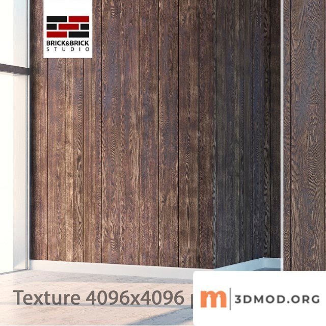 Wood materials oak - 7 colors - set 07