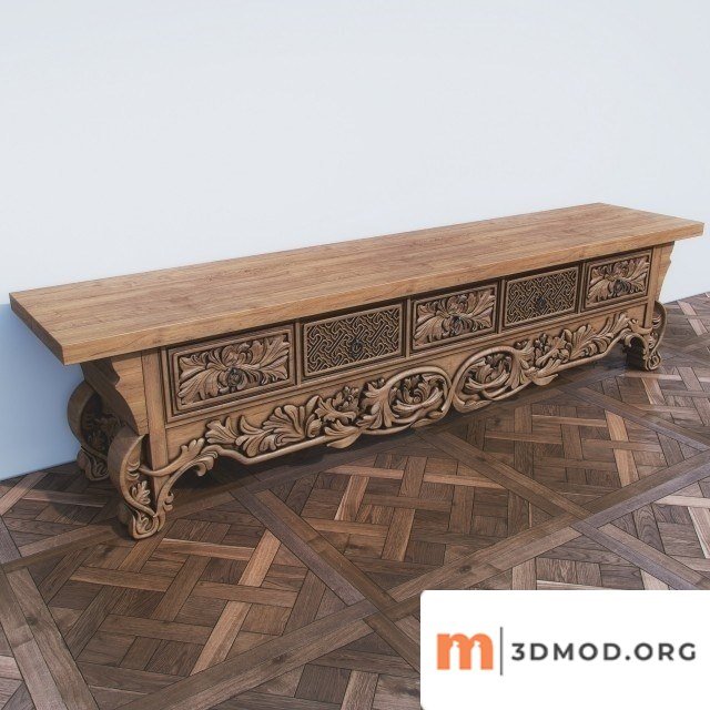 Wood Cabinet Stand