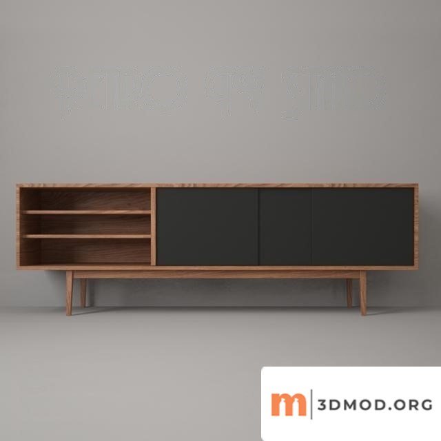 Wood Sideboard 2
