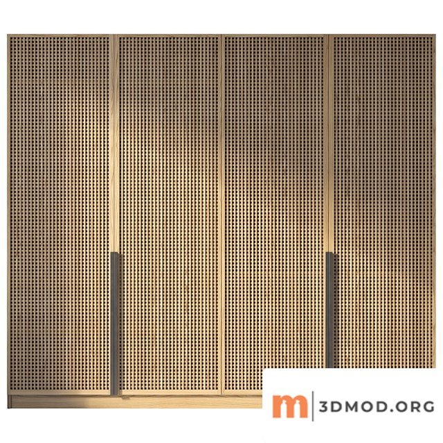 Wooden Wardrobe N002
