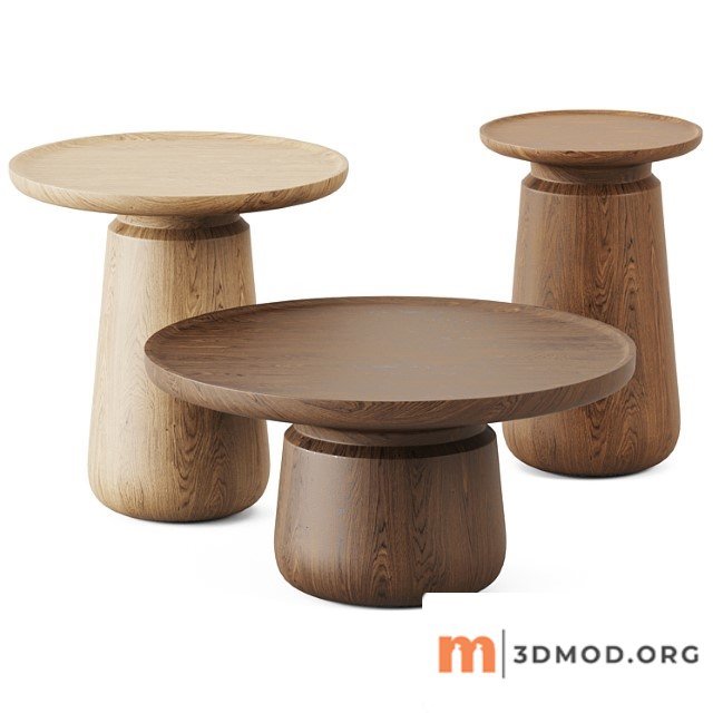 Wooden coffee tables altana by mmairo