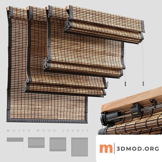 Woven wood shades