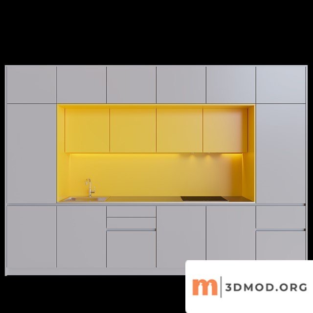 Yellow kitchen