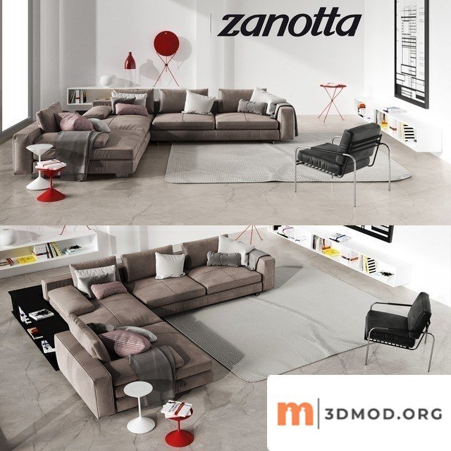 Zanotta Sofa 01