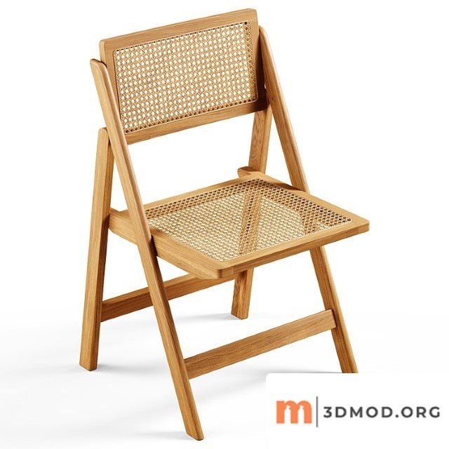 Zara Home The Rattan and Wood Folding Chair