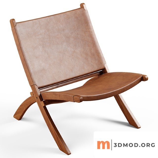 Zara home - leather folding chair