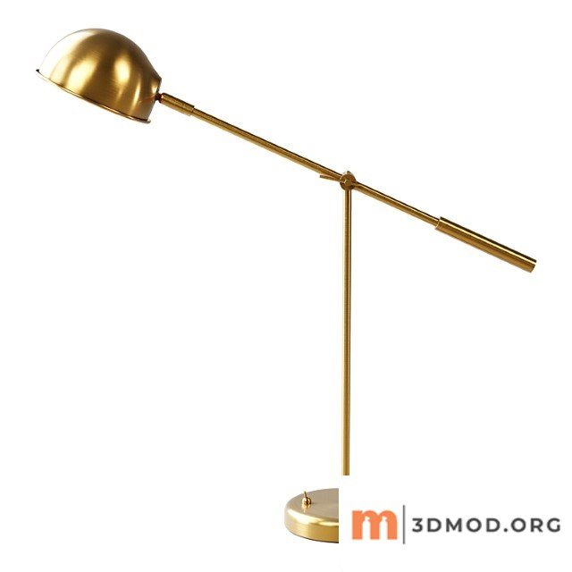 Zara home - the gold metal table lamp