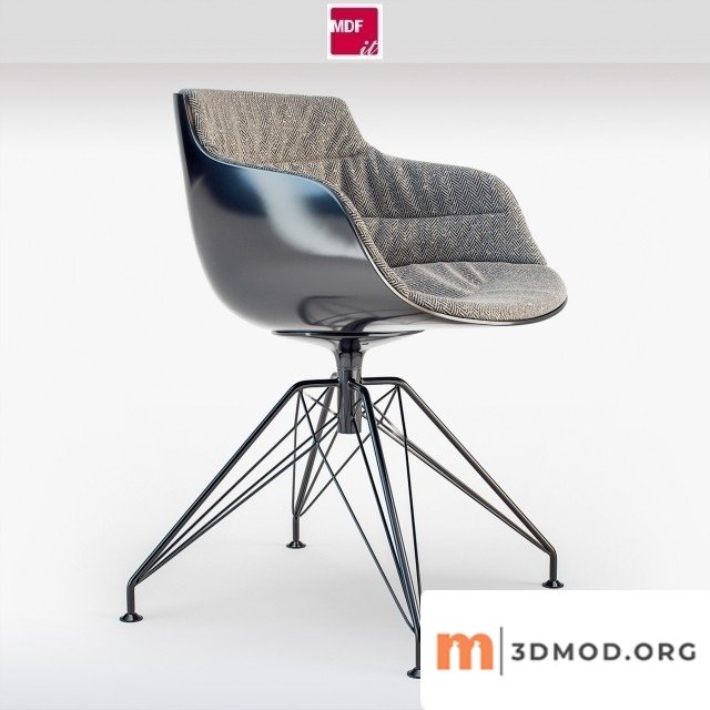 Zuiver Brown Upholstered Chair