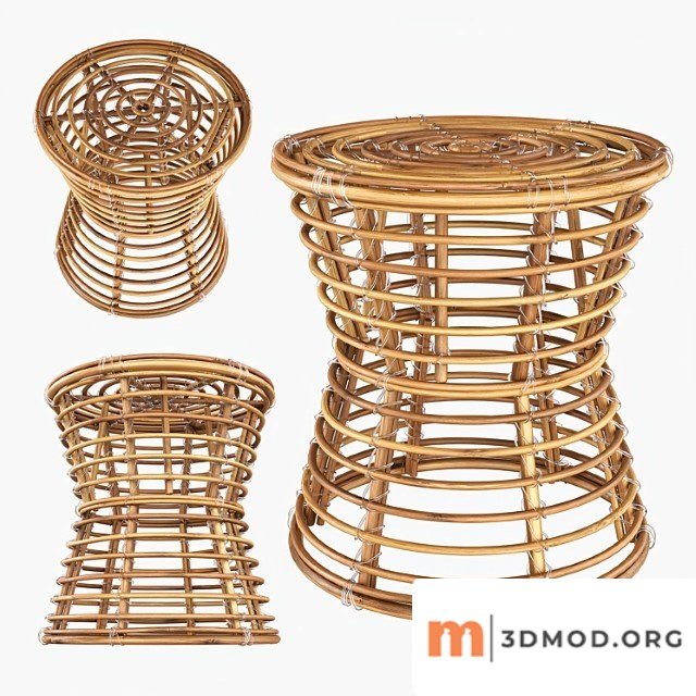 rattan stool