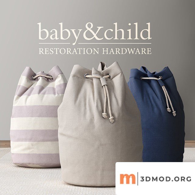 solid canvas hamper