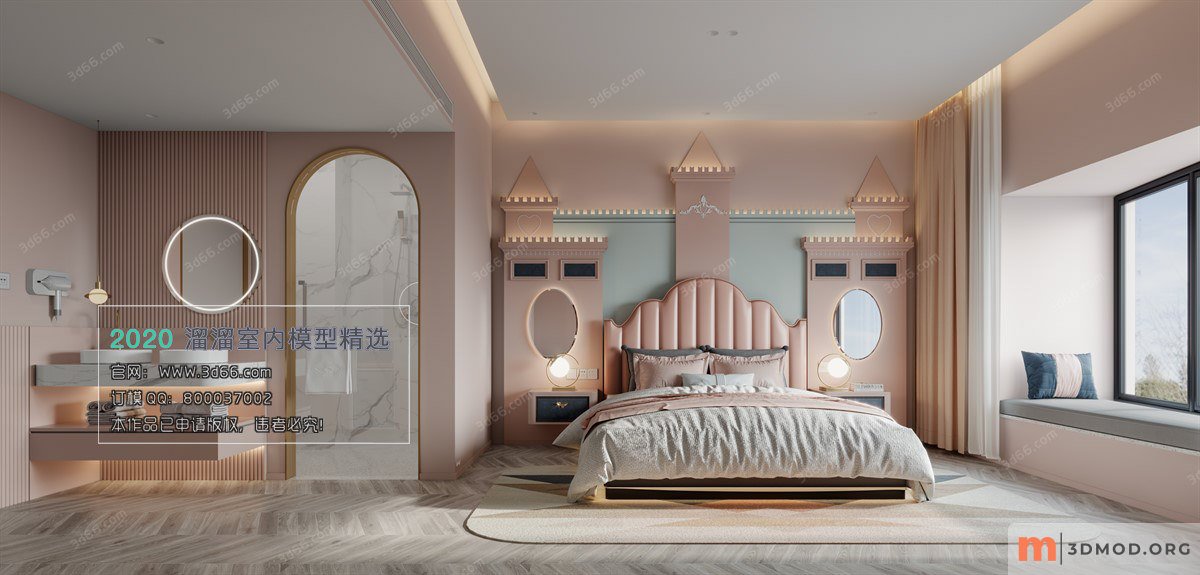 A015-现代风格-Modern style-Corona model2020-HotelSuite