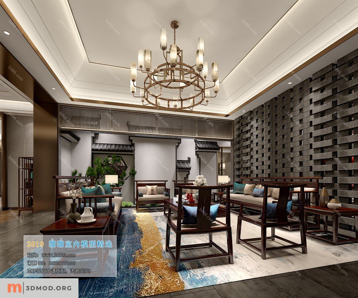 C032-Chinese style-Club house-2019