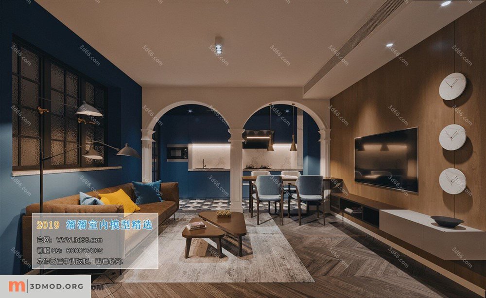 J005-Mix style-Corona-Living room-2019