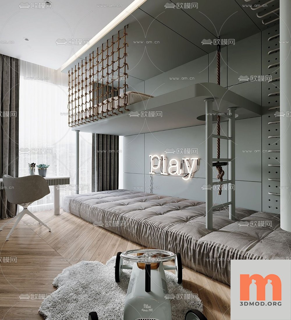 SketchUp Child Bedroom 12046516