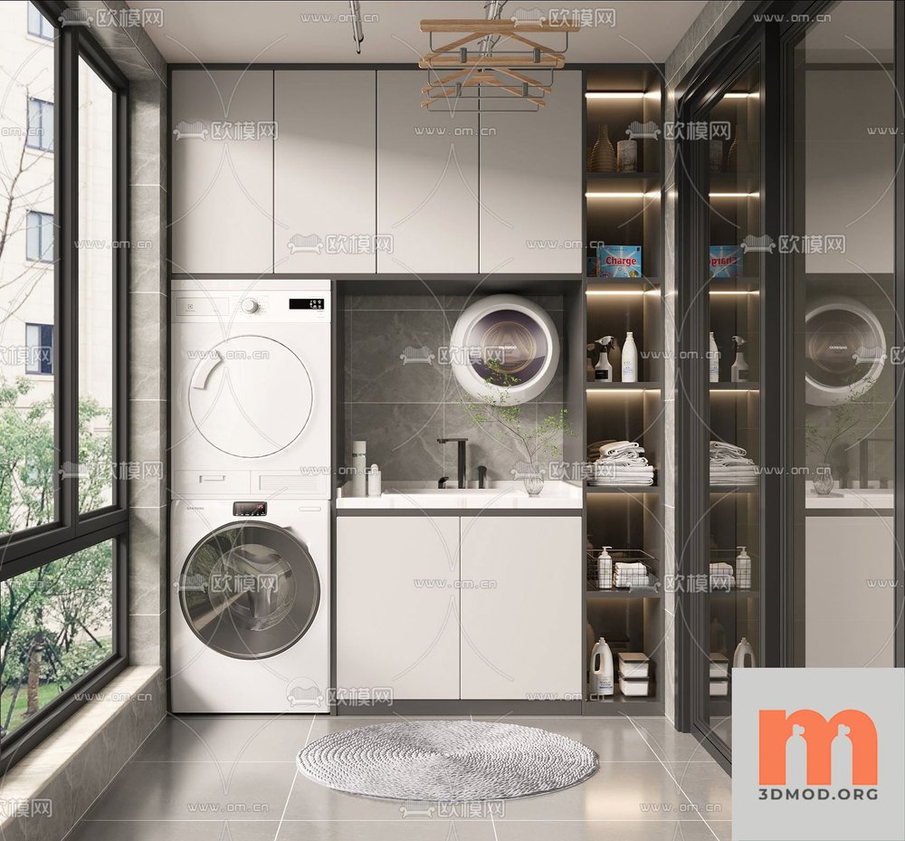SketchUp Laundry Area 11994056