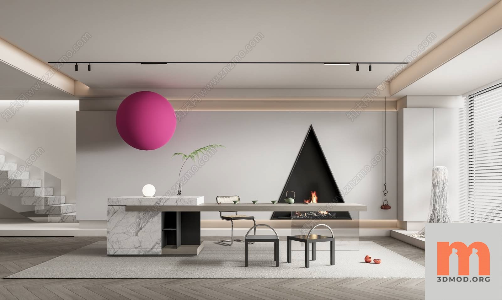 SketchUp Tea room interior 1117194809